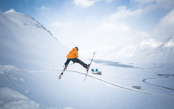 Skiing in Iceland