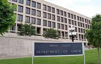 The Frances Perkins Building of the U.S. Department of Labor headquarters in Washington, D.C.