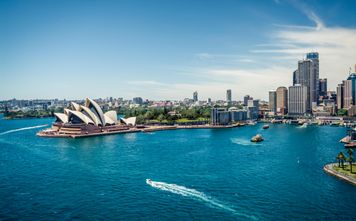 View of Sydney Harbour, Australia (photo via africanpix / iStock / Getty Images Plus)