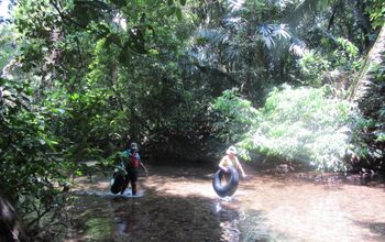 River tubing in Belize