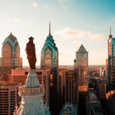 The Philadelphia skyline