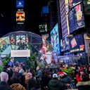 The Dominican Republic's Ministry of Tourism added a giant dome to Times Square.