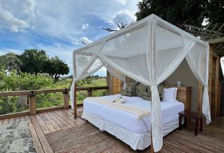 Camp Okavango sleep-out deck, Camp Okavango, safari, africa, lodge