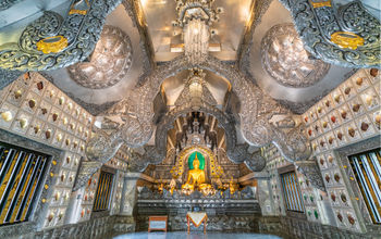 Wat Sri Suphan in Chiang Mai, Thailand.