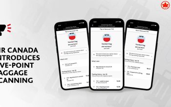 Air Canada introduces new bag tracking. 