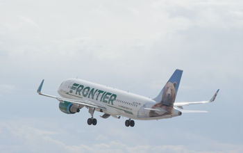 Frontier Airlines plane.