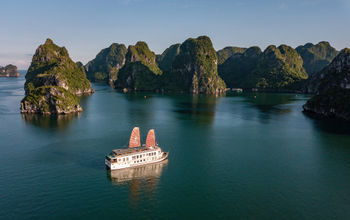 Heritage Line's Violet on Halong Bay in Vietnam