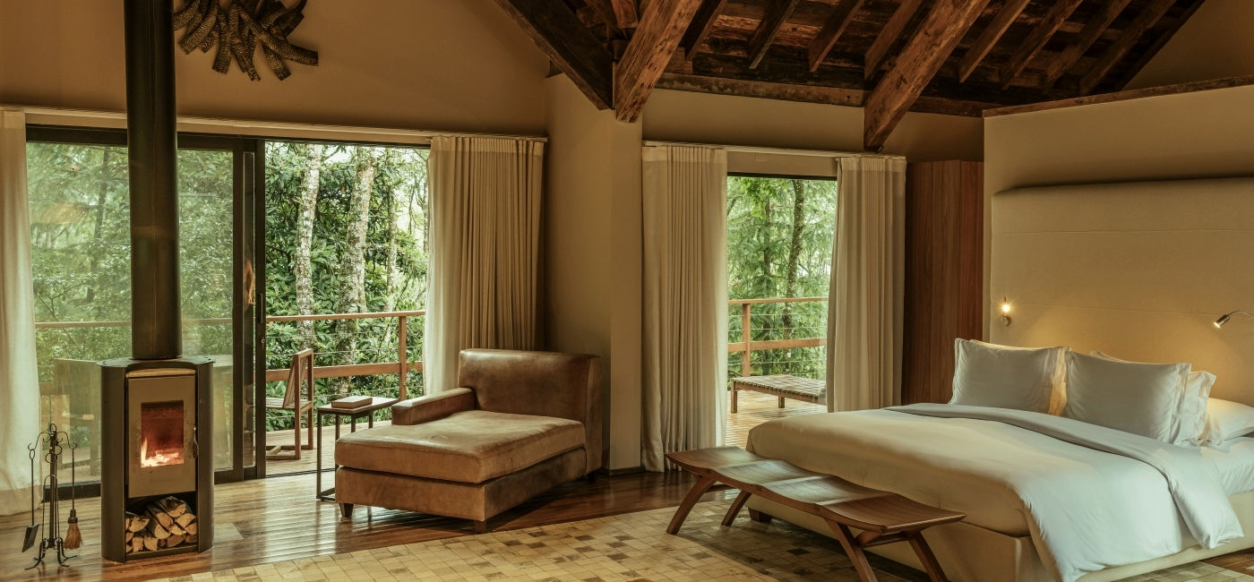 Image: A suite inside the Relais & Châteaux Botanique Hotel Experience in Brazil. (Photo Credit: Relais & Châteaux)