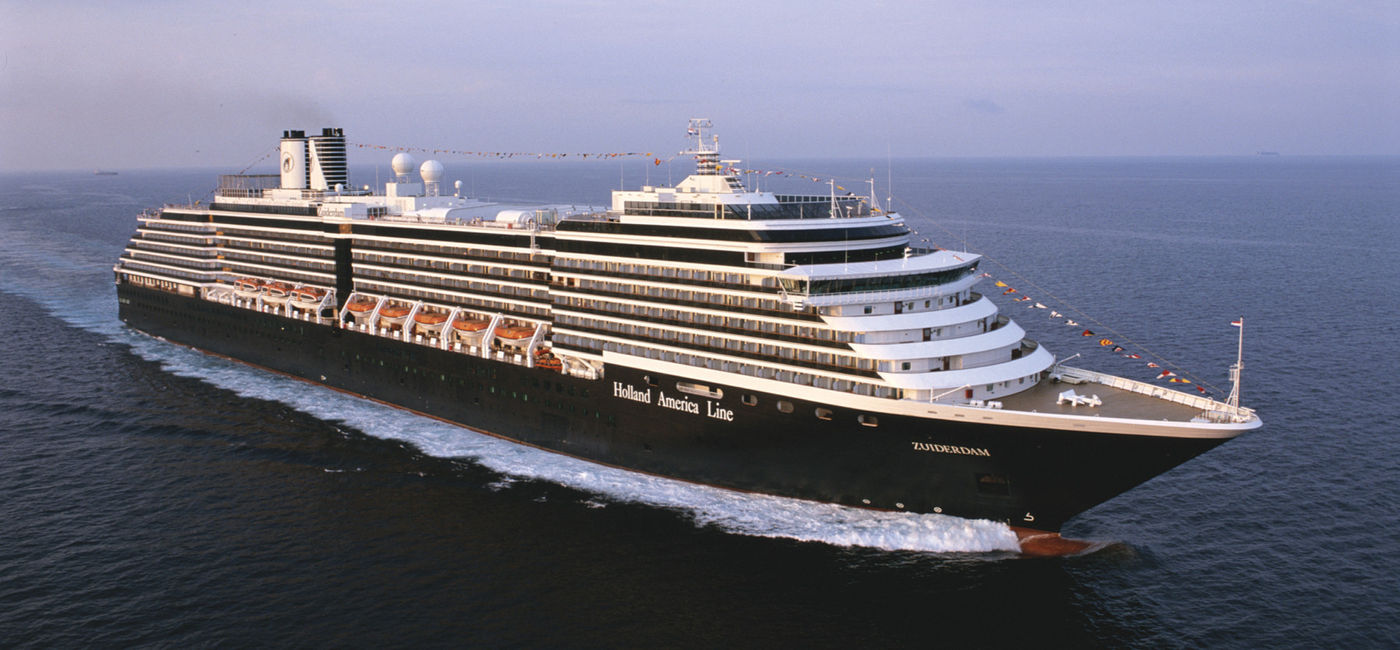 Image: Holland America Line's Zuiderdam. (Photo Credit: Holland America Line)