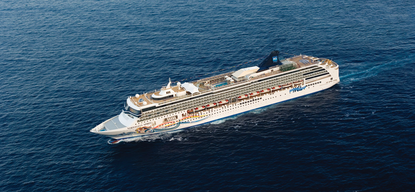 Image: Norwegian Spirit sailing on the seas. (photo via Norwegian Cruise Line)