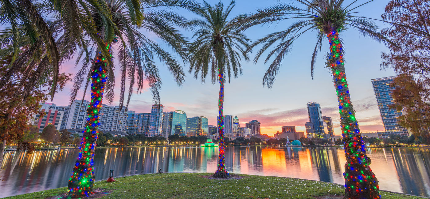 Image: Orlando, Florida downtown skyline at Eola Lake. (Sean Pavone / iStock / Getty Images Plus)