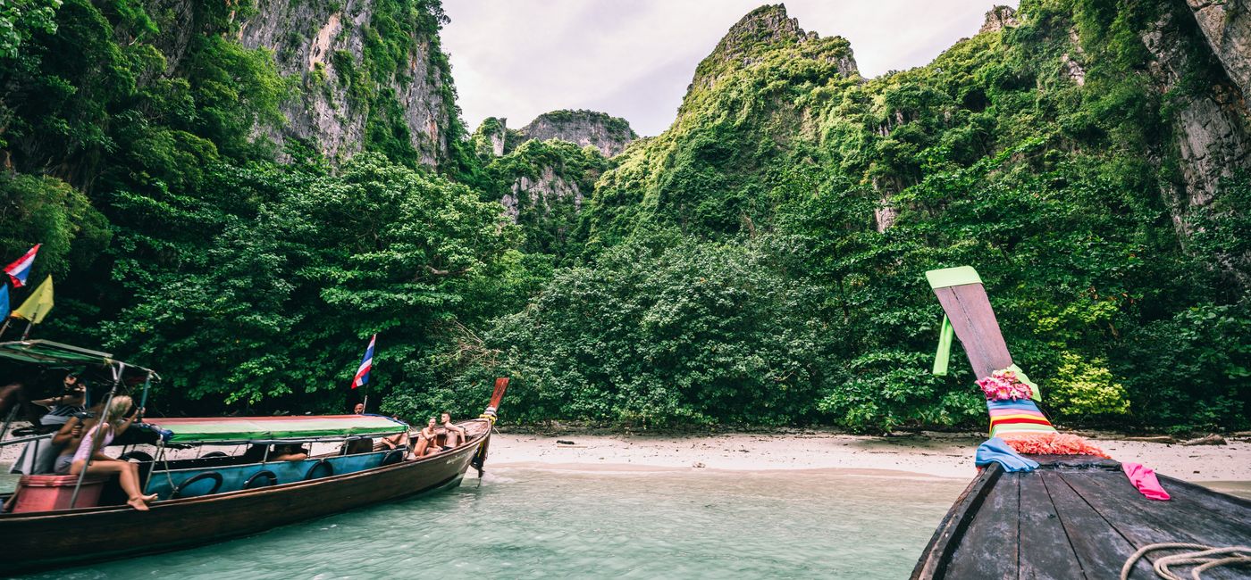 Image: Phi Phi Islands in Thailand.  (Photo Credit: Sebastian Pichler / EF Go Ahead Tours)