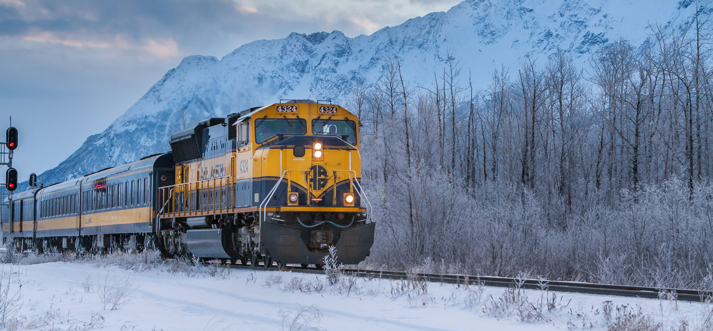 Image: PHOTO: Alaska - Aurora Winter Train. (photo via Vacations By Rail)