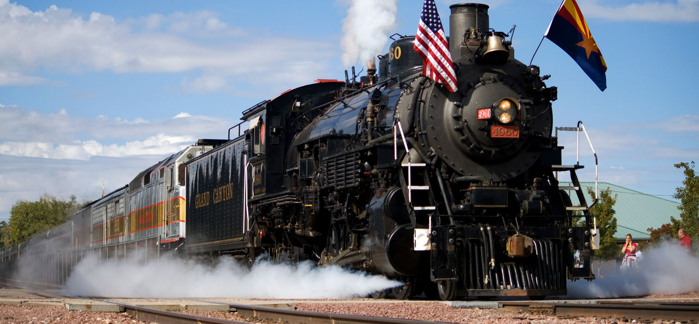 Image: PHOTO: Grand Canyon Railway. (photo via Railbookers)