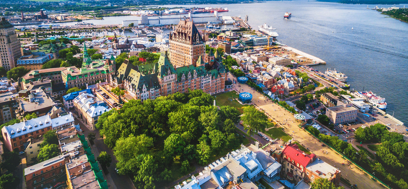 Image: Quebec City and Old Port Aerial View, Quebec, Canada (Photo via rmnunes / iStock / Getty Images Plus)