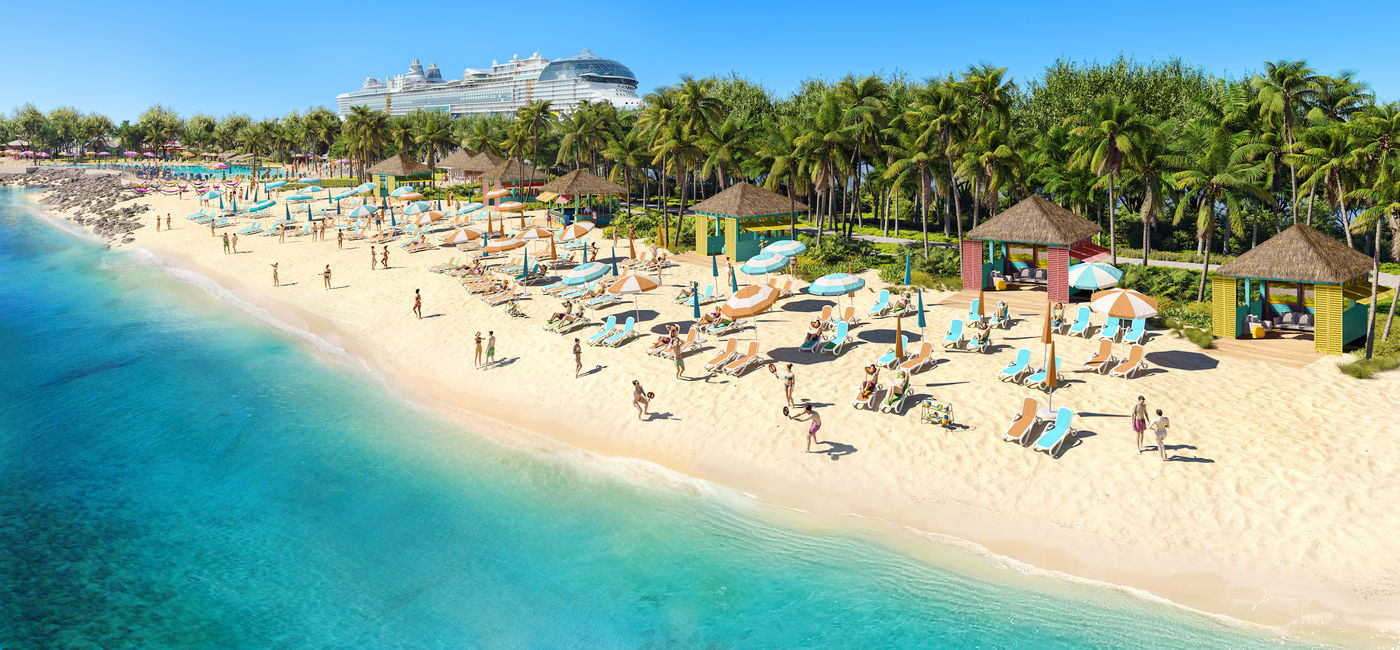 Image: Royal Caribbean's Royal Beach Club Paradise Island is set to open next year. (Photo Credit: Royal Caribbean)