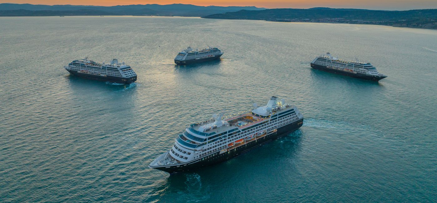 Image: The Azamara Cruises' fleet (Photo Credit: Azamara Cruises)