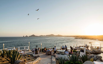 Sunset dining in Los Cabos, Mexico