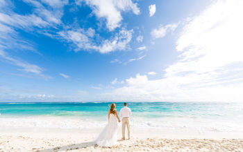 Beach wedding at Majestic Resorts Punta Cana