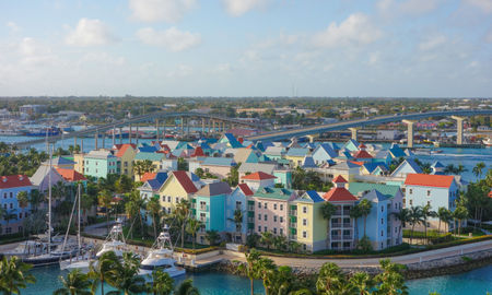 Aerial view of the city of Nassau, USA (alarico / iStock / Getty Images Plus)