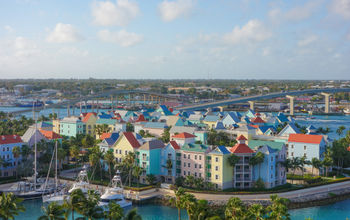 Aerial view of the city of Nassau, USA (alarico / iStock / Getty Images Plus)