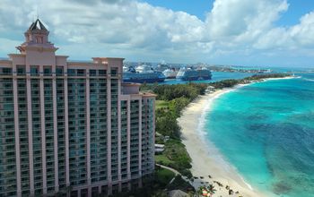 View of Nassau Bahamas from Atlantis resort