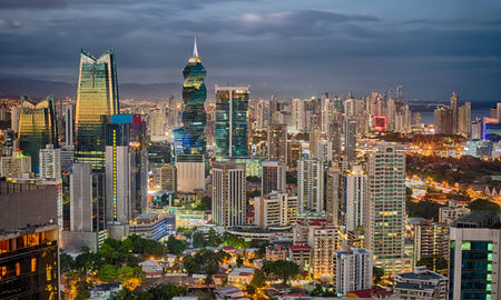 Financial center of Panama City, Panama (Rodrigo Cuel / iStock / Getty Images Plus)