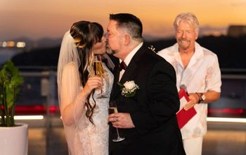 Virgin Voyages Weddings officiated by Sir Richard Branson