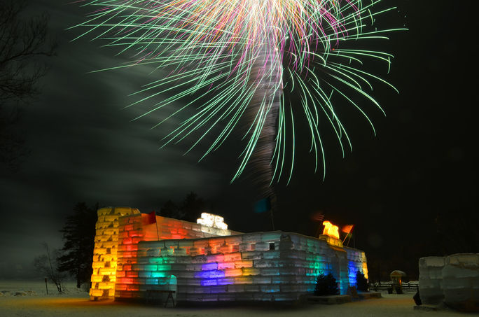 Saranac Lake Winter Carnival, ice palace