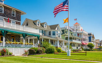 Victorian architecture in Cape May, New Jersey.