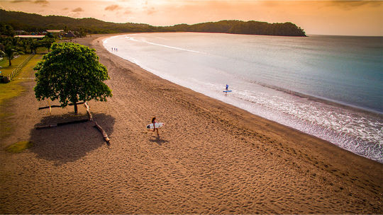 Surfer in Playa Venao