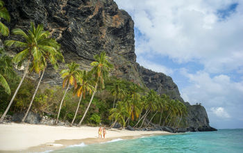 Playa Fronton, Samana