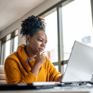 Travel advisor working from the home office