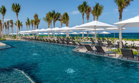 Hilton Tulum Riviera Maya All-Inclusive Resort, Mexico, Yucatan Peninsula, Caribbean Sea, swimming pool