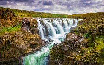 Kolugljufur falls