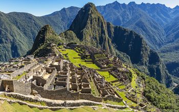 Ruins at Machu Picchu, Peru