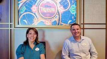 Disney's Jack Sharp, Director of Travel Agency Sales and Jodi Bainter, Vice President -Domestic Leisure Sales.