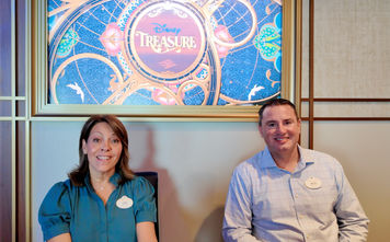 Disney's Jack Sharp, Director of Travel Agency Sales and Jodi Bainter, Vice President -Domestic Leisure Sales.