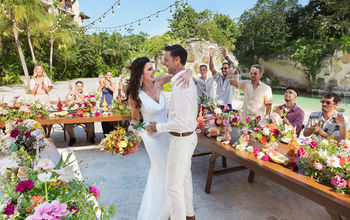 Xcaret Weddings handles all the details of your special day. 