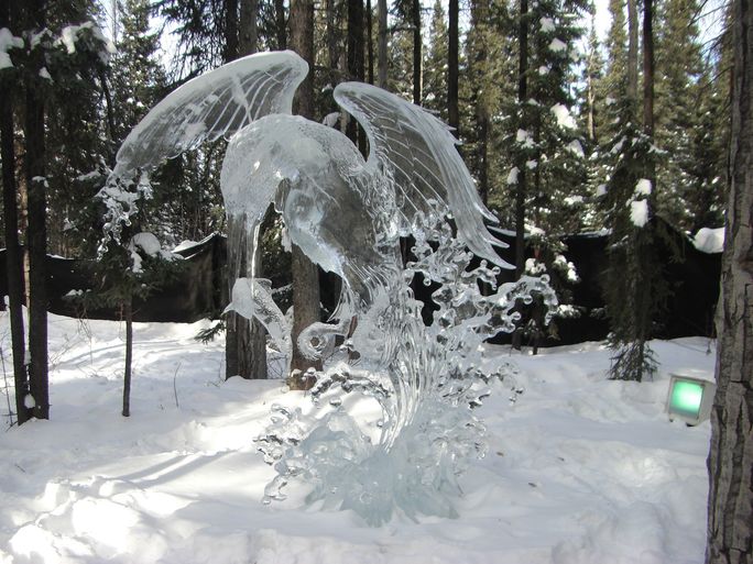 Ice Art, Fairbanks, Alaska, Ice