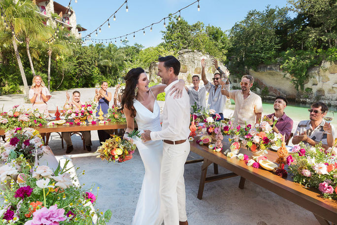 Xcaret Weddings handles all the details of your special day. 